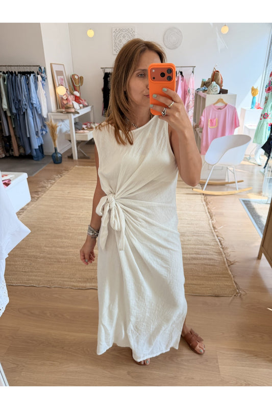 Vestido Laçada Crepe