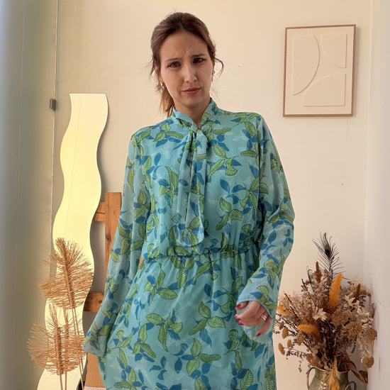 Vestido Folhas