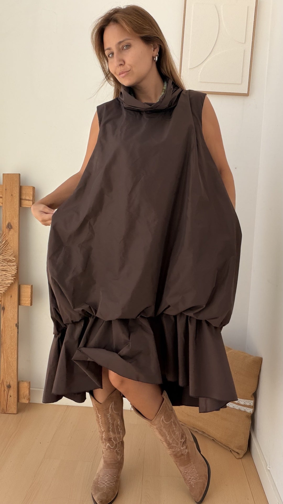 Vestido Impermeável da Paprika, pormenor dos bolsos