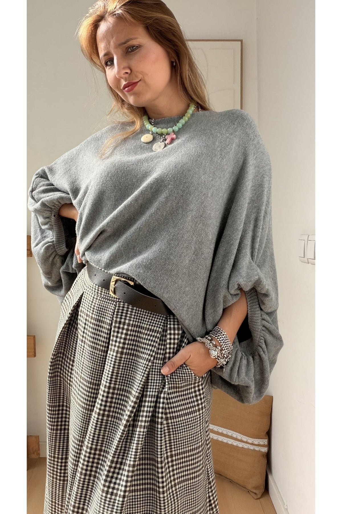 Camisola Poncho Lara – vista 3