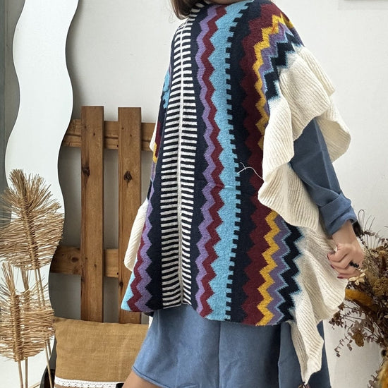 Poncho Caxemira – vista 1