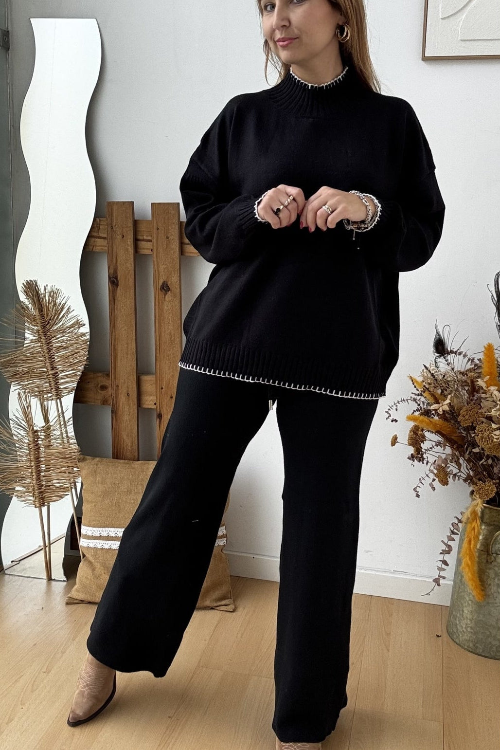 Conjunto Malha Meia Gola – vista 2
