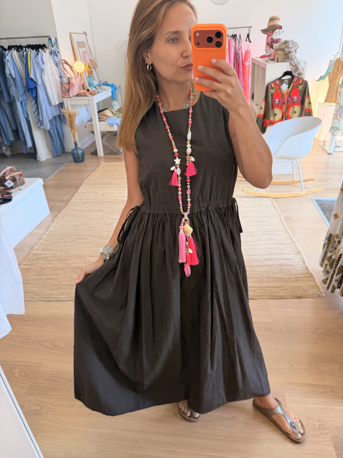 Vestido Marisa da Paprika, vista de frente