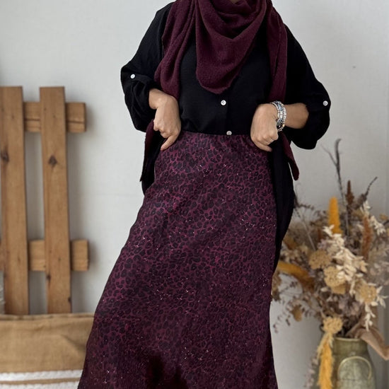 Saia Cetim Animal Print – vista 5