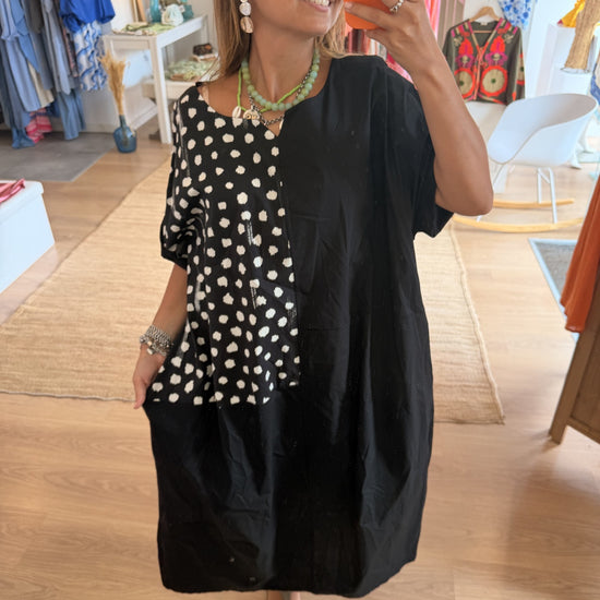 Vestido V neck