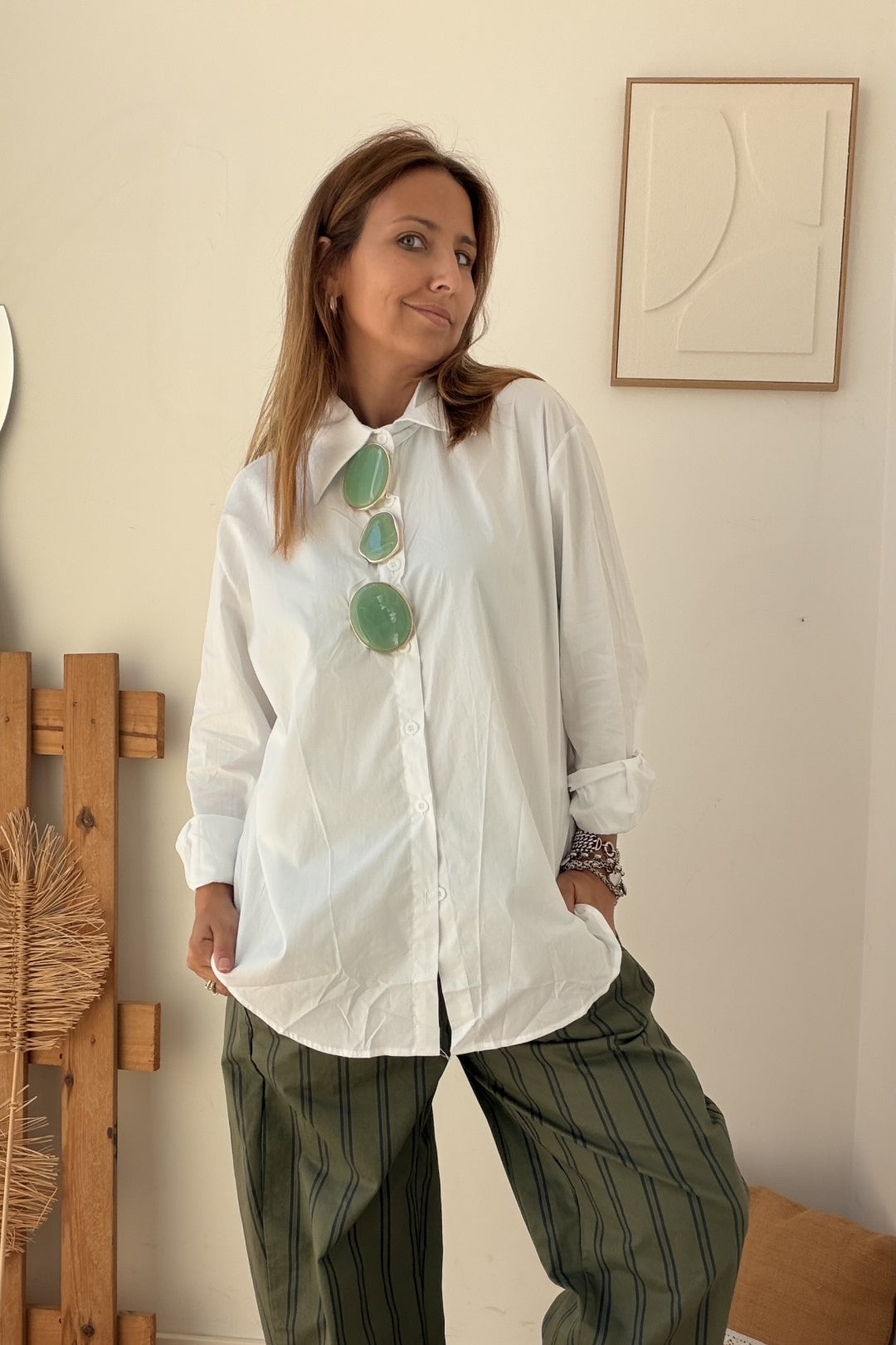 Camiseiro Esmeralda da Paprika, corpo inteiro