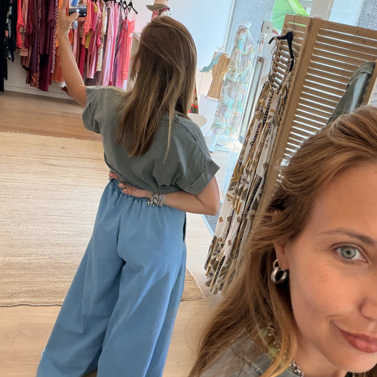 Pantalonas Jeans Leve - Pata de Elefante