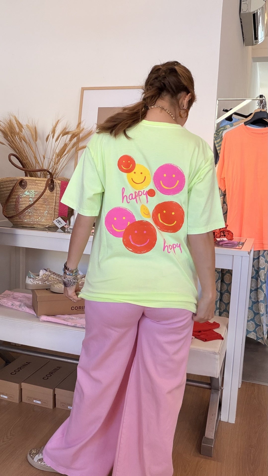 T-shirt Smile Néon
