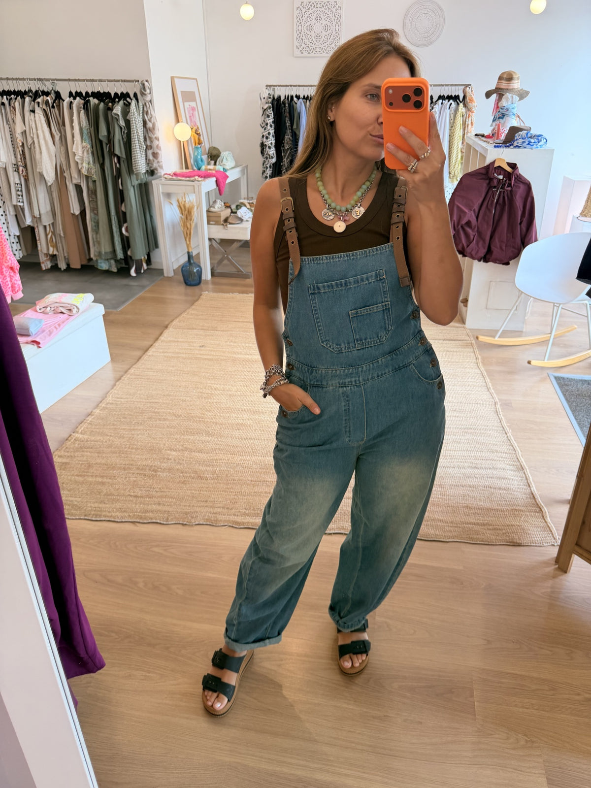 Jardineiras Jeans Washed