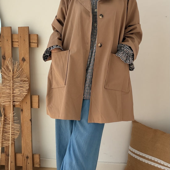 Casaco Curto Trench