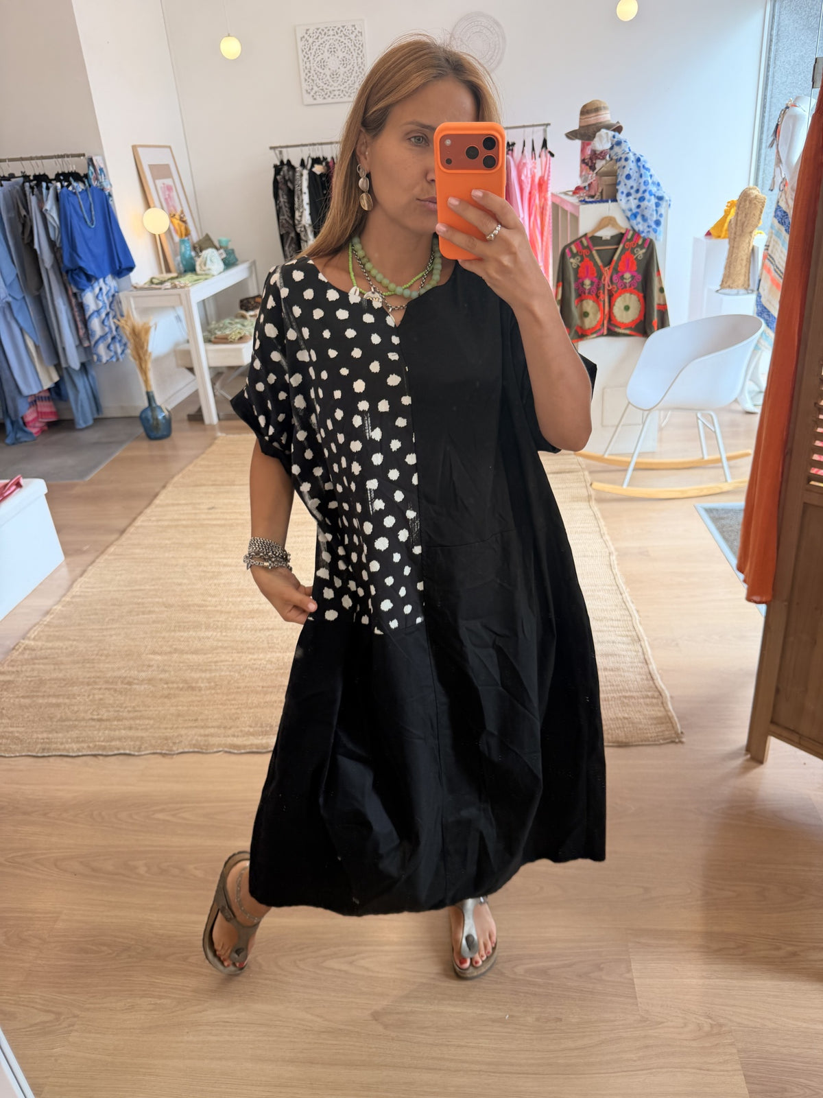 Vestido V neck