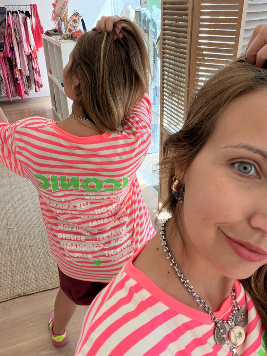 T-shirt Iconic Neon
