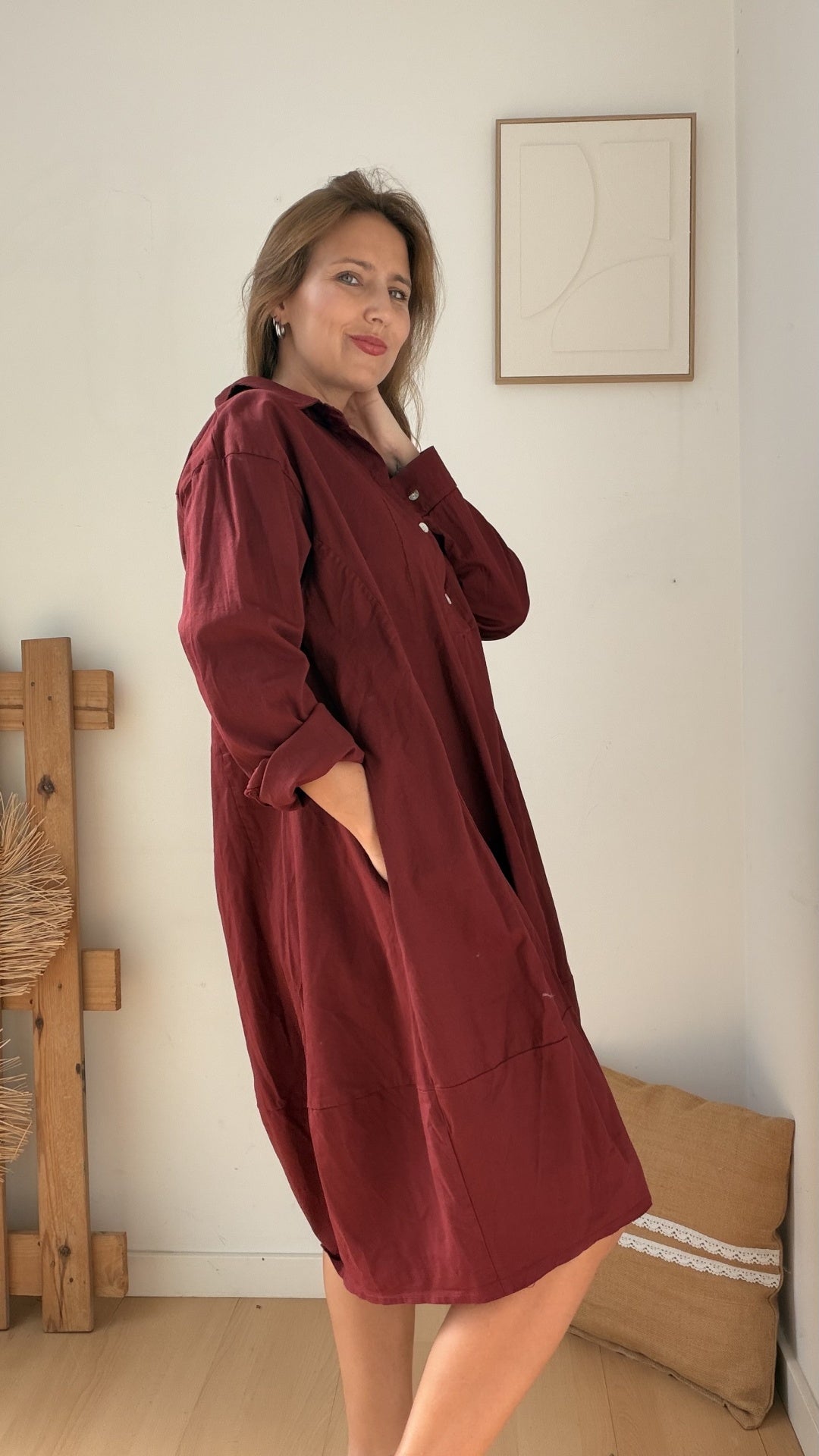 Vestido Ester da Paprika, corpo inteiro