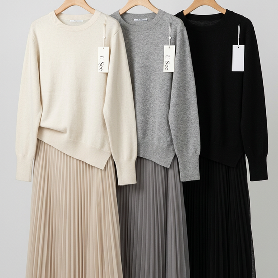 Conjunto Vestido Tule + Malha – vista 5