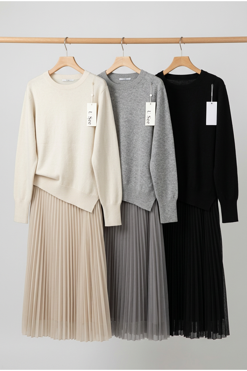 Conjunto Vestido Tule + Malha – vista 5