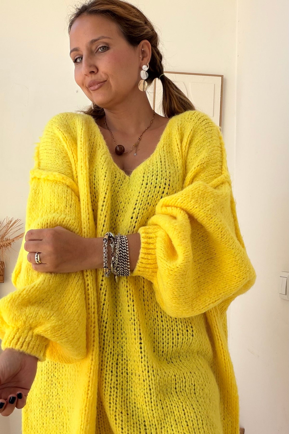Camisolão Oversize Tricot Fofo – vista 1