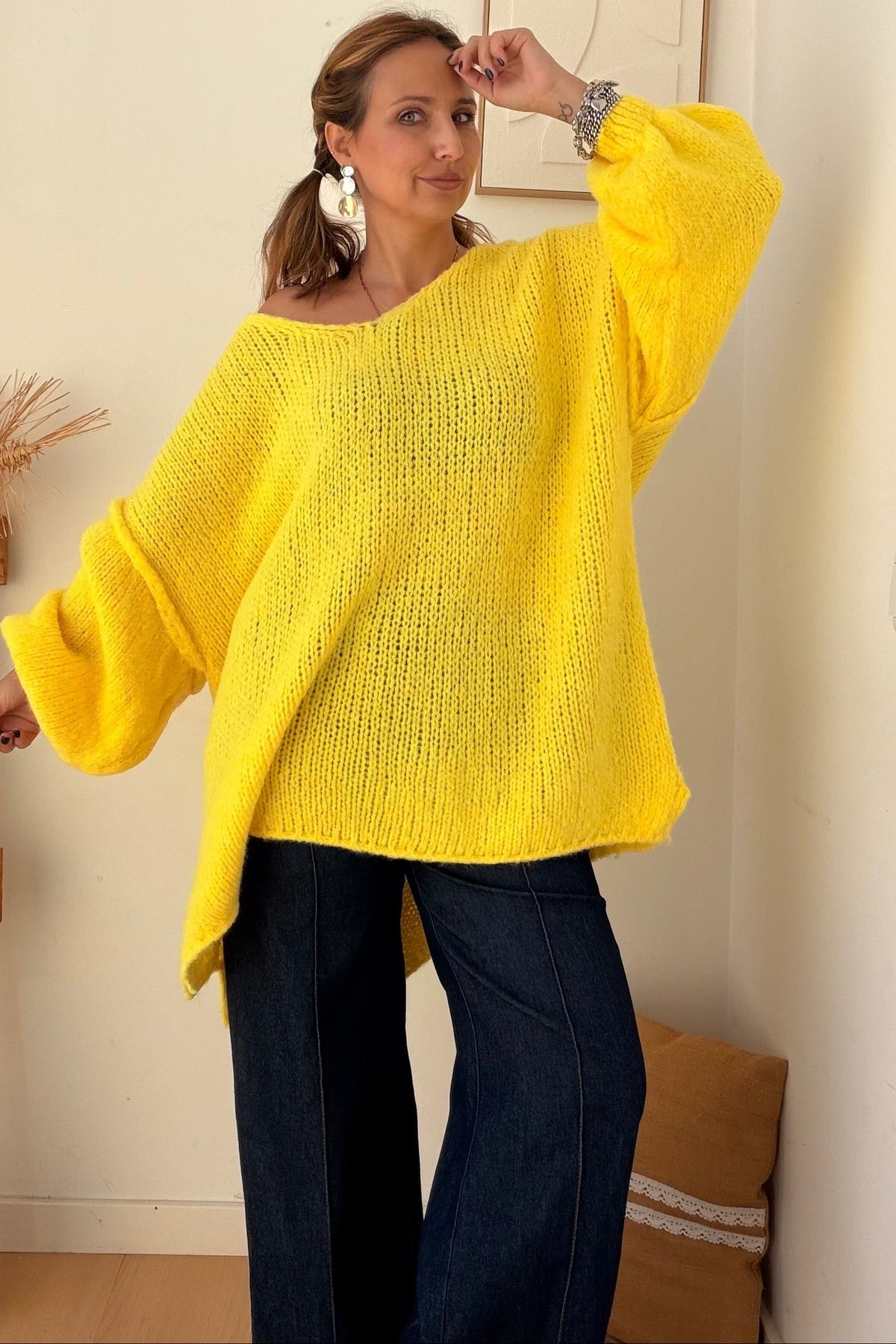 Camisolão Oversize Tricot Fofo – vista 5
