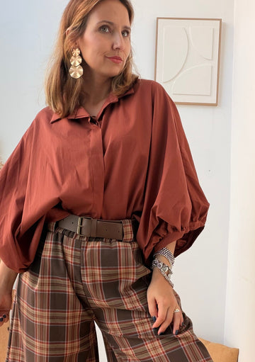 Blusa de cuadros
