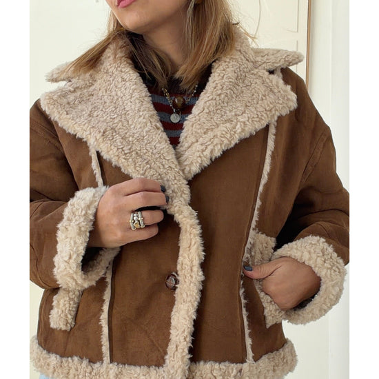 Casaco Aviador Teddy Camel – vista 4