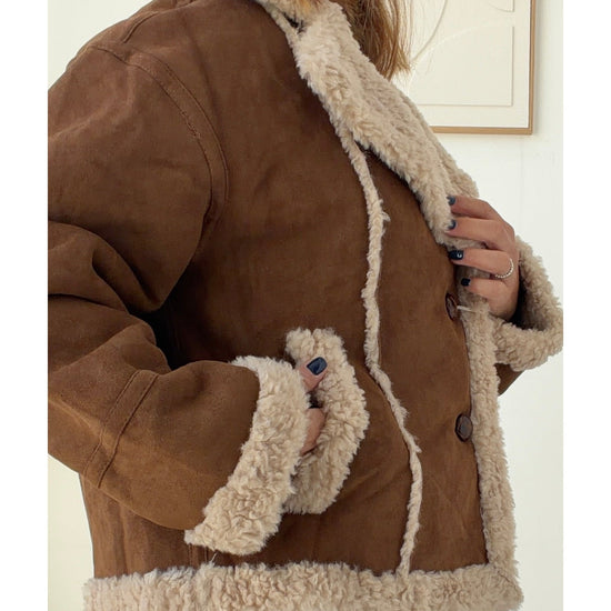 Casaco Aviador Teddy Camel – vista 7