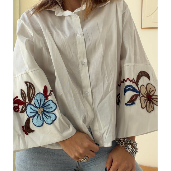 Camisa Bordada Floral – vista 3