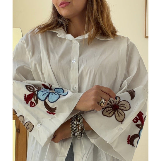 Camisa Bordada Floral – vista 1