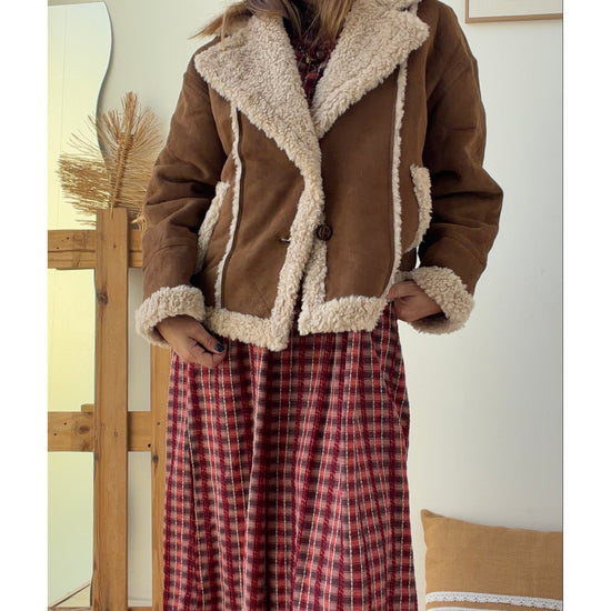 Casaco Aviador Teddy Camel – vista 3