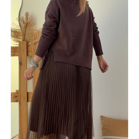 Conjunto Vestido Tule + Malha – vista 4