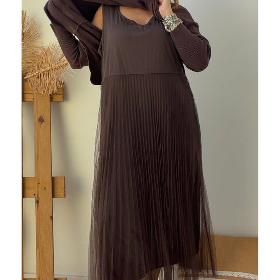 Conjunto Vestido Tule + Malha – vista 3
