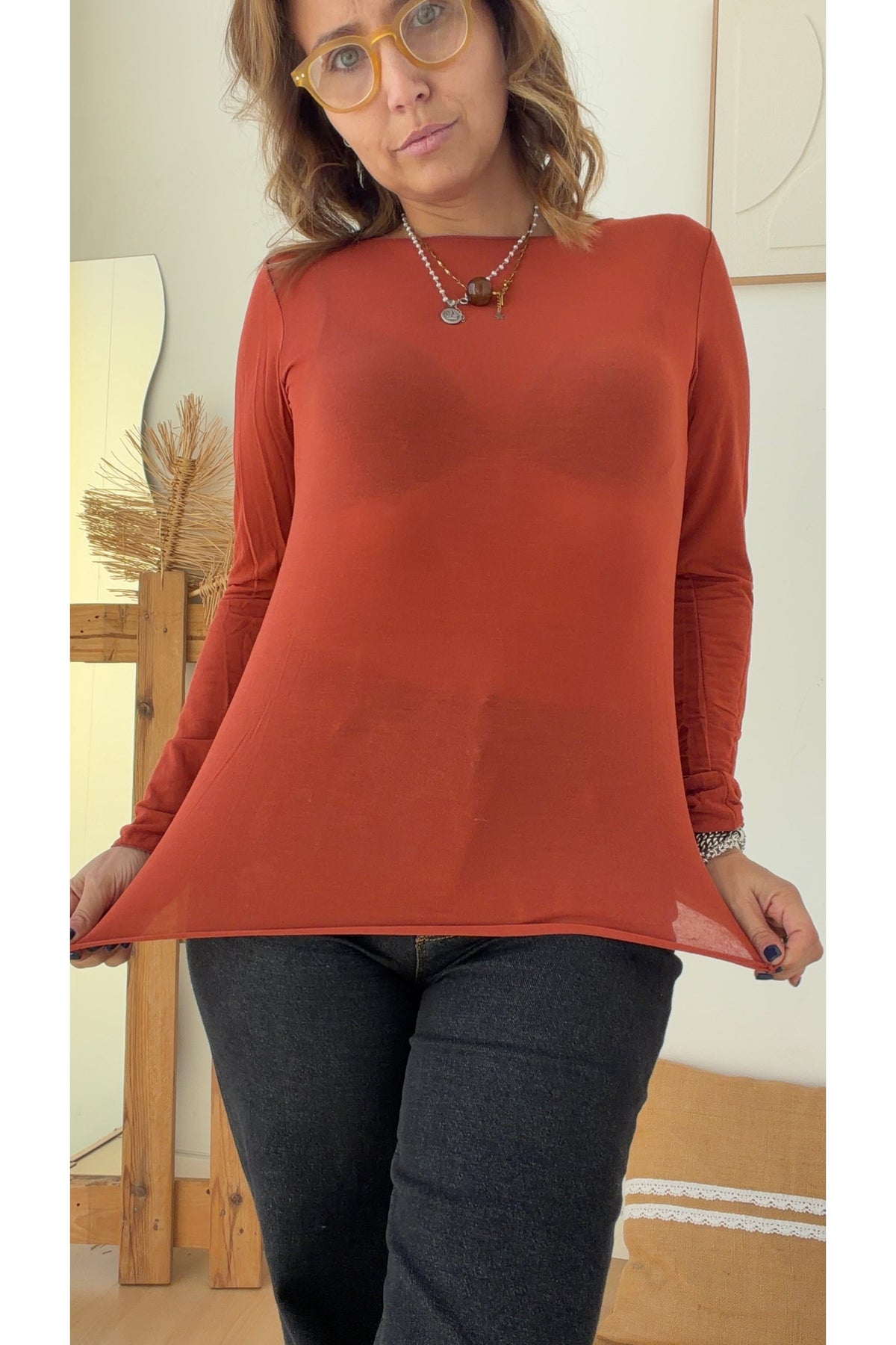 Camisola SEGUNDA PELE Caxemira – vista 3