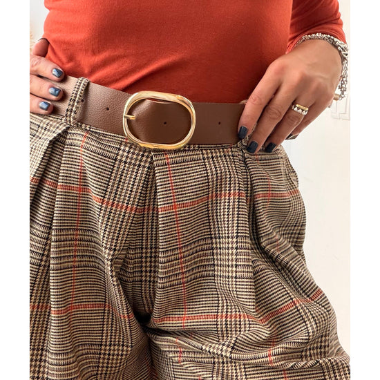 Culottes Gio Tartan com Telha – vista 2