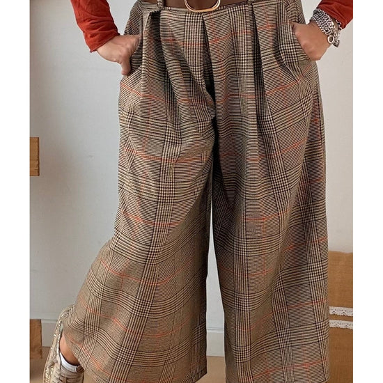 Culottes Gio Tartan com Telha – vista 6