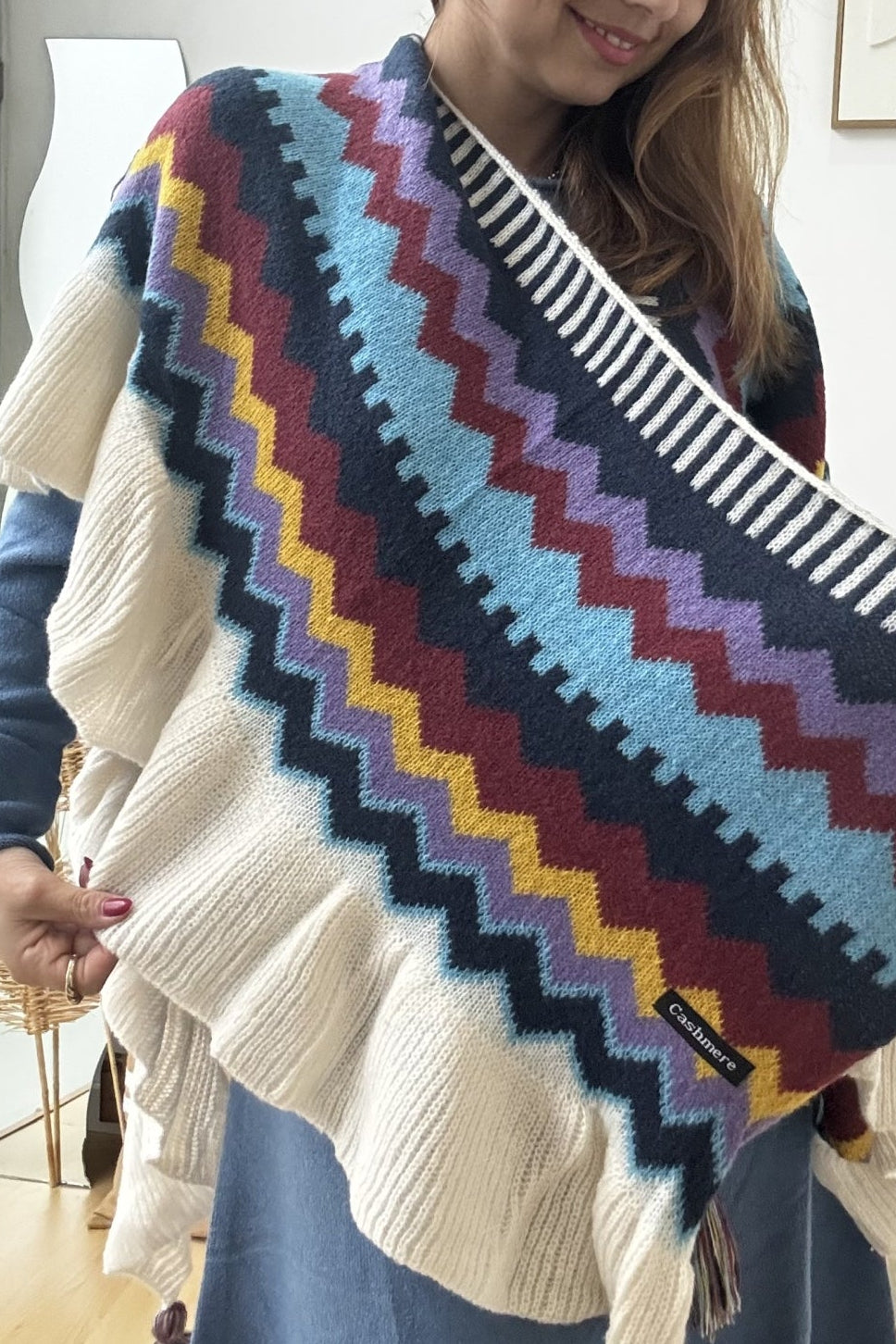 Poncho Caxemira – vista 5