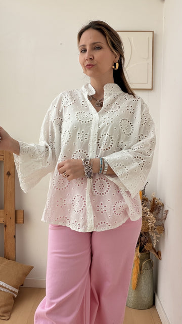 Blusa Bordado Inglês