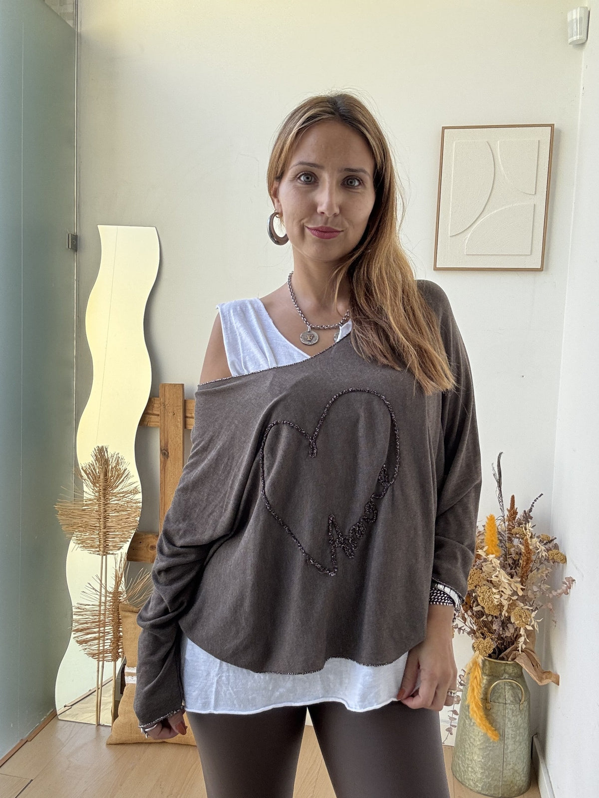 Conjunto 2 peças Camisola + Top