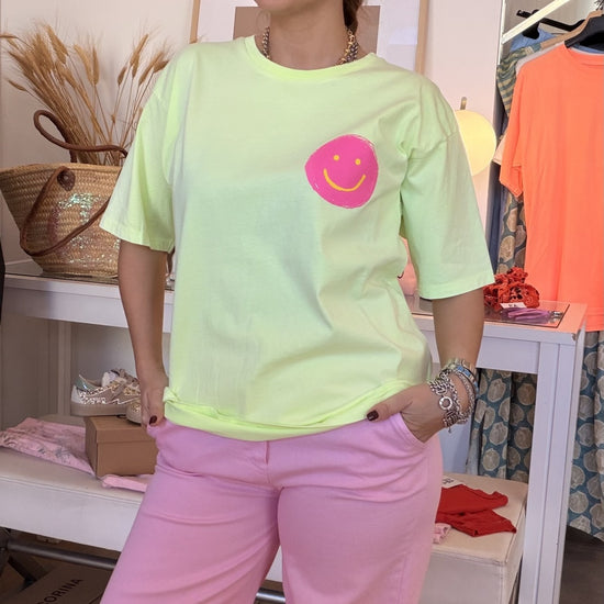 T-shirt Smile Néon