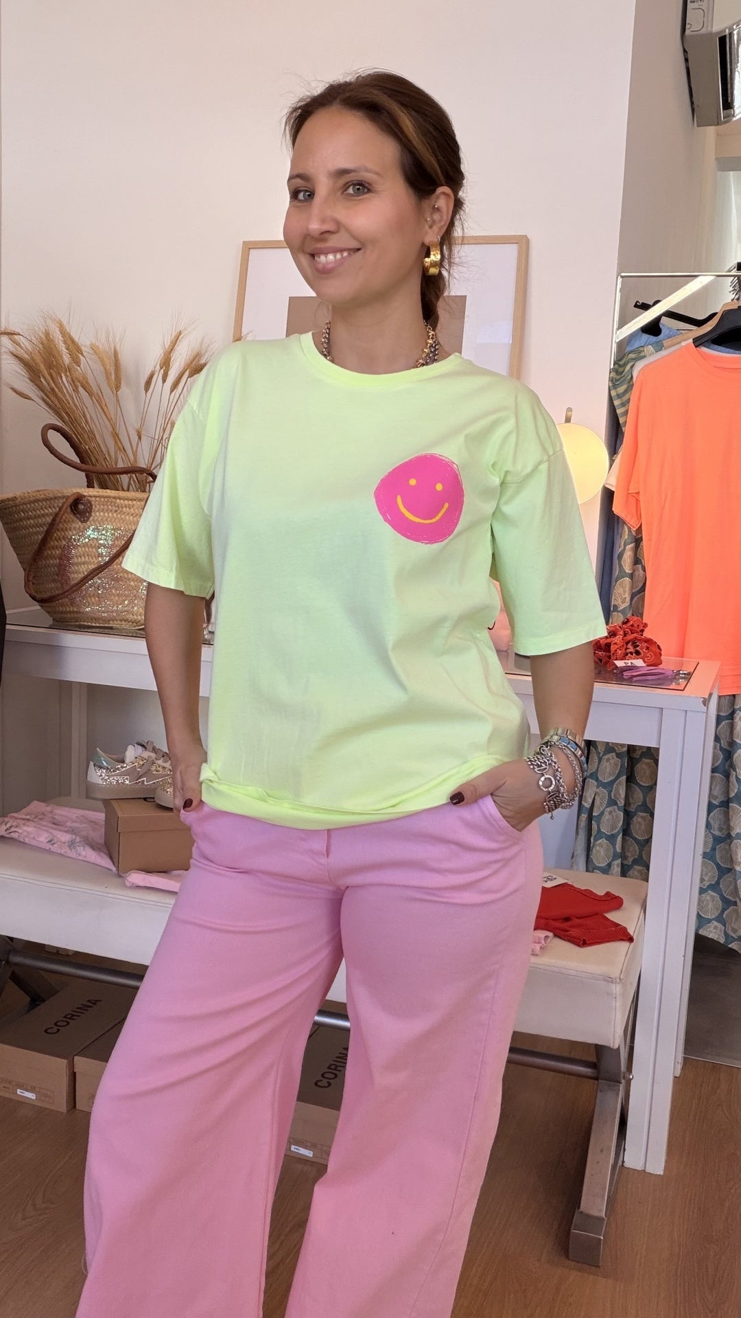 T-shirt Smile Néon