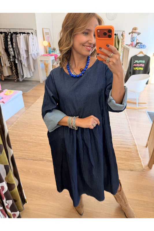 Vestido Dark Jeans Leve