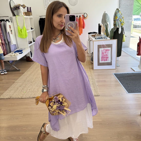 Vestido Linho 2 peças
