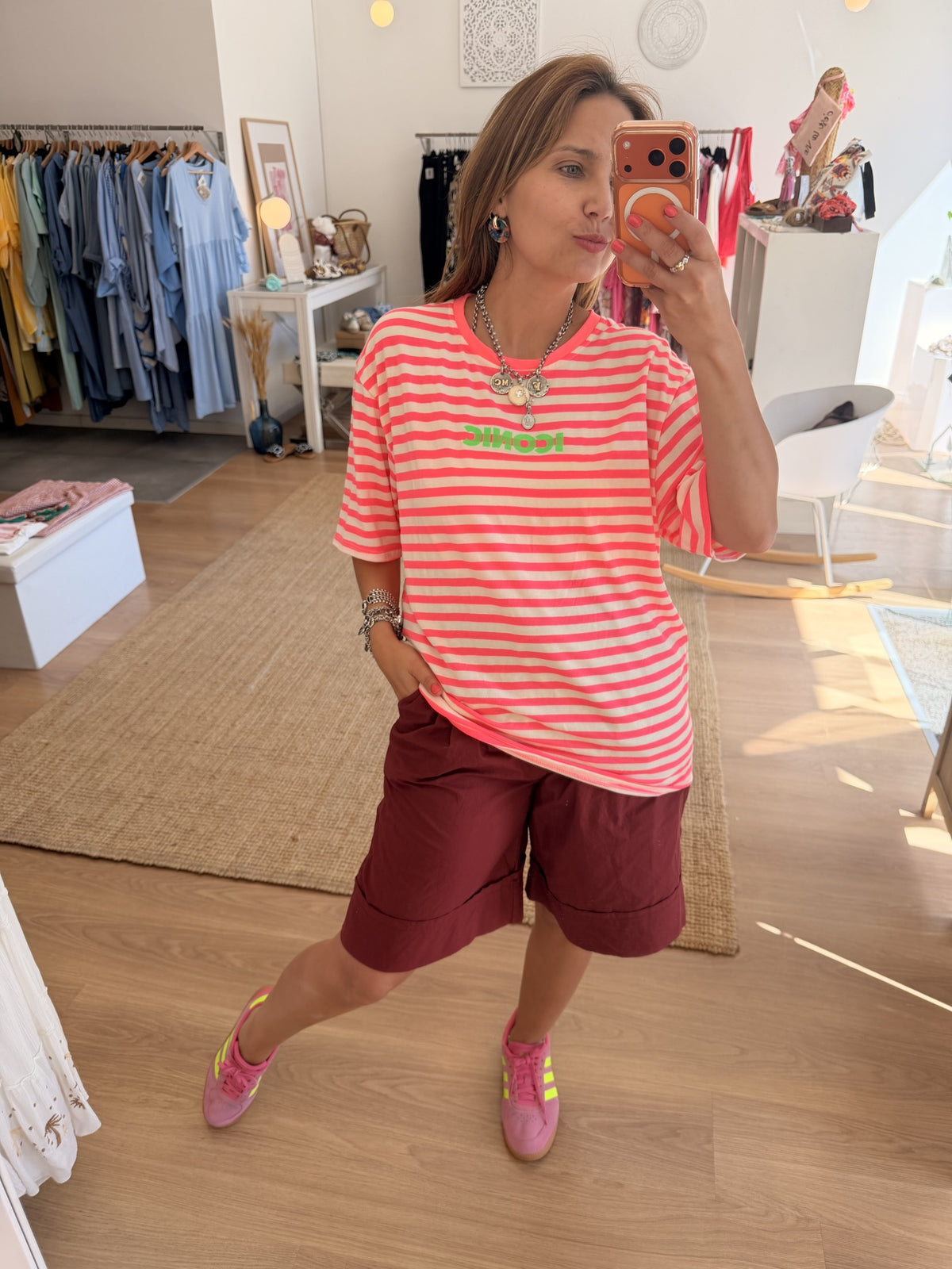 T-shirt Iconic Neon