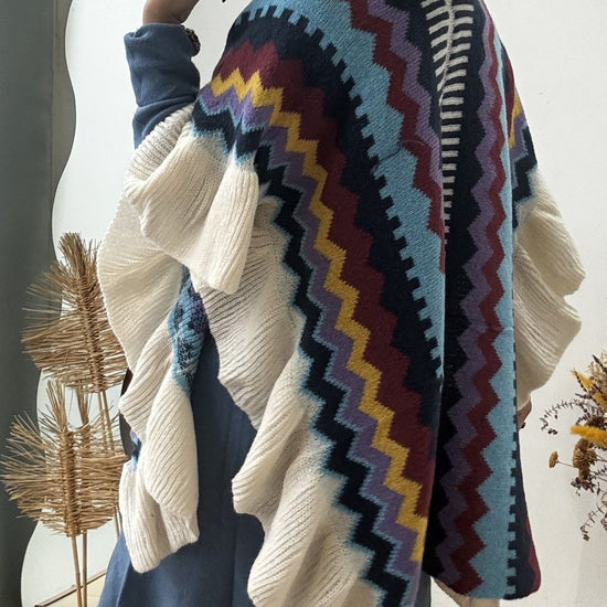 Poncho Caxemira – vista 3