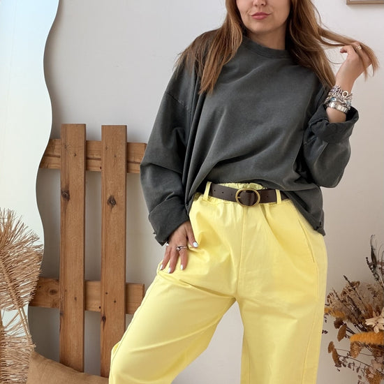Calças Sarja Modelo Baggy
