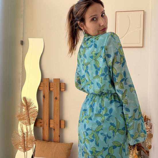 Vestido Folhas