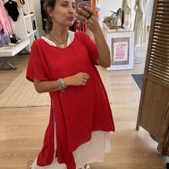 Vestido Linho 2 peças