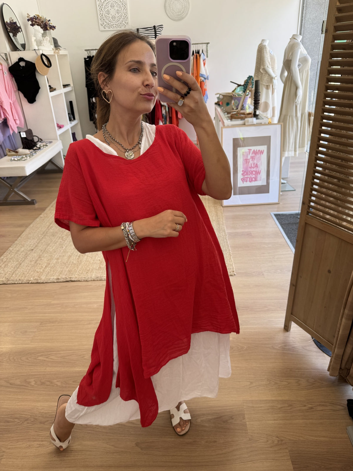 Vestido Linho 2 peças