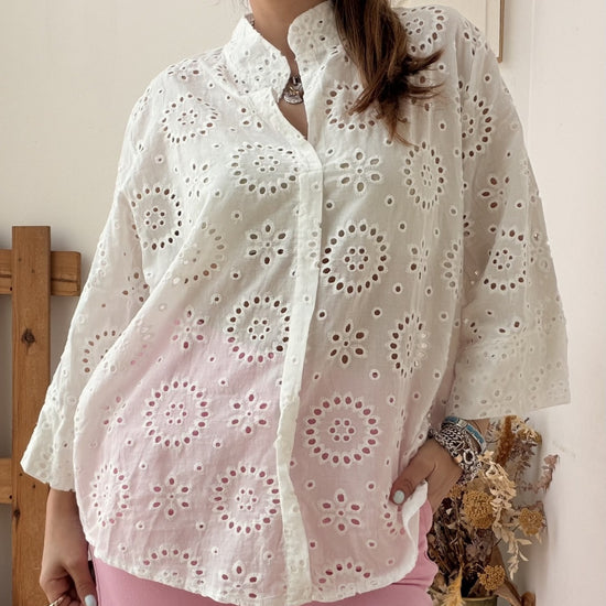 Blusa Bordado Inglês