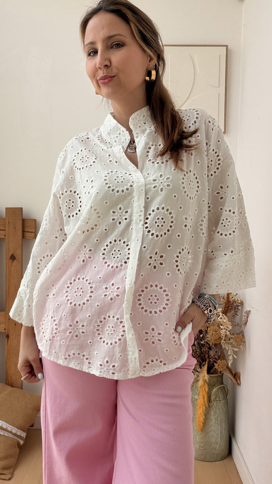 Blusa Bordado Inglês