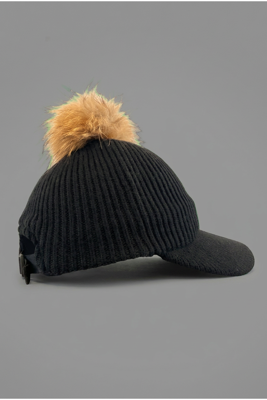 GORRO BONÉ POM POM PRETO – vista 6