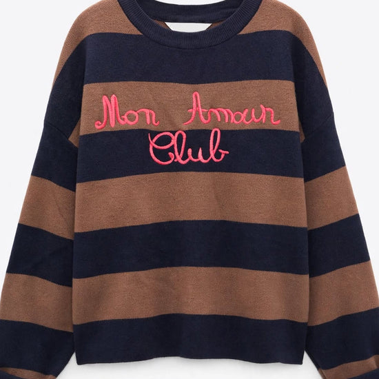 Camisola Riscas Mon Amour – vista 2