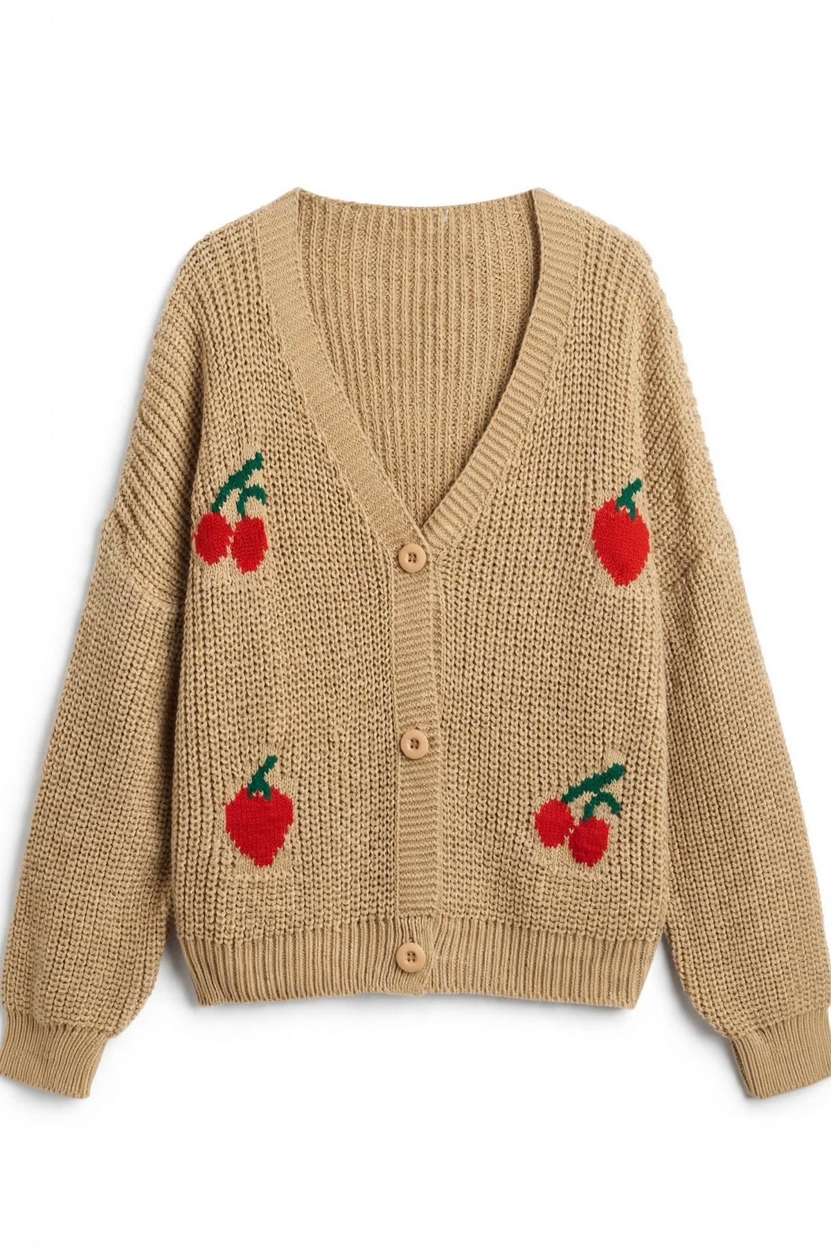 Cardigan Cerejas – vista 2